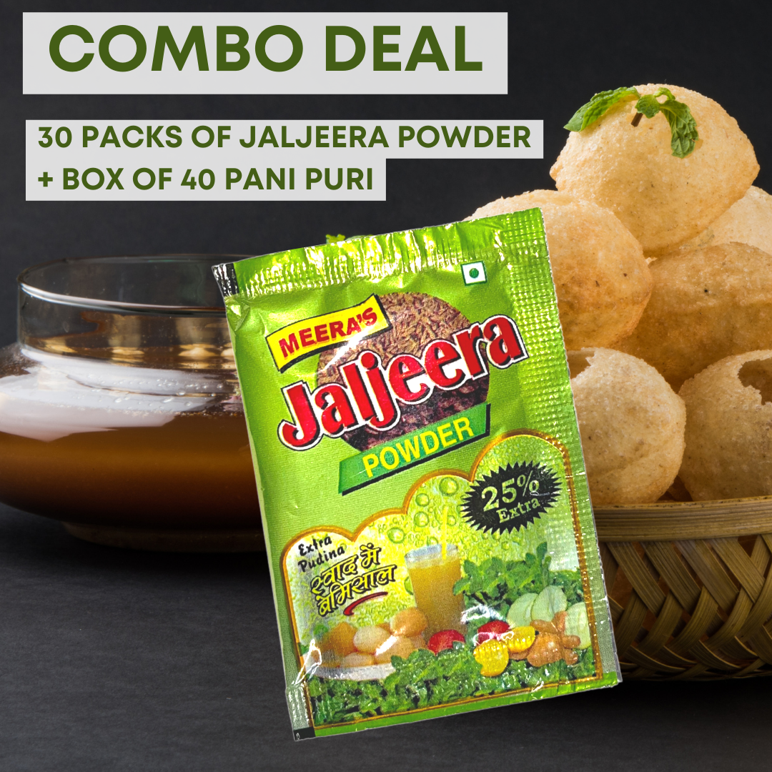 COMBO DEAL JALJEERA 30 PACK + FREE PANIPURI BOX | Sadi Hatti
